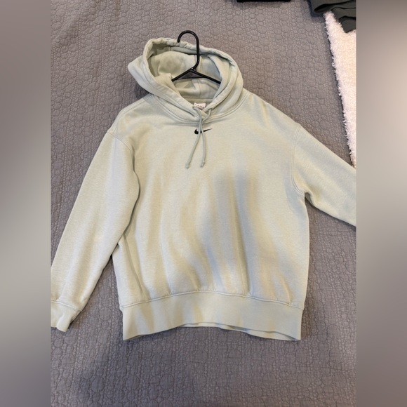Nike Women's Light Green Hoodie - Picture 1 of 7